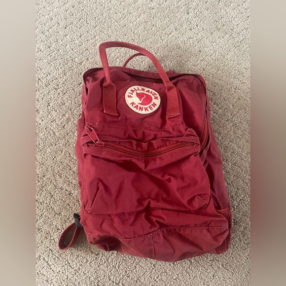 Fjallraven Bags Fjallraven Kanken Red Backpack Bin 7 Poshmark